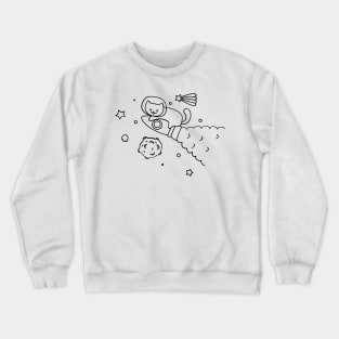 Rocket Cat Crewneck Sweatshirt